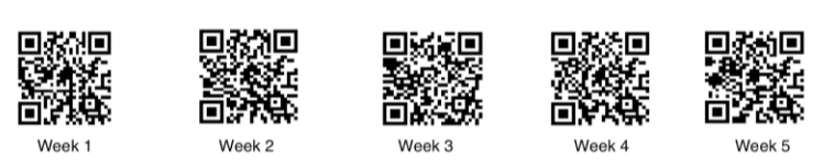 QR Codes for lunch